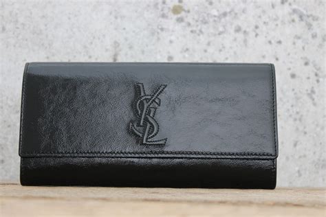 ysl clutch black|saint laurent evening clutch.